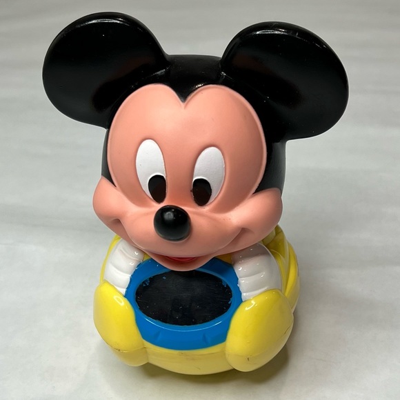 Disney | Toys | Vintage 984 Mickey Mouse Baby Toy Roly Poly Weighted ...